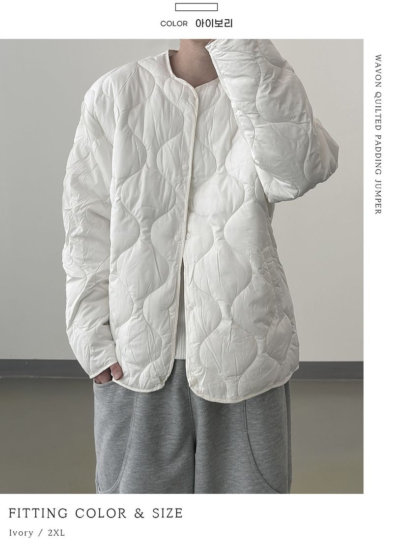 Wavon Quilted Padding Jumper