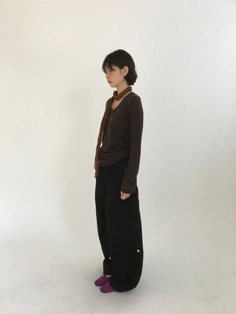 Denp Button Cargo Wide Pants (3color)