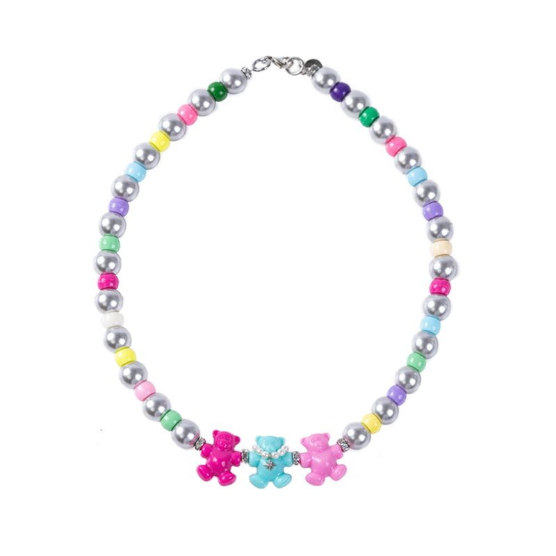 OCCHI DI LUPO(オッキ ディ ルポ)の「Dancing Bear Grey Pearl Necklace(Accessories)」