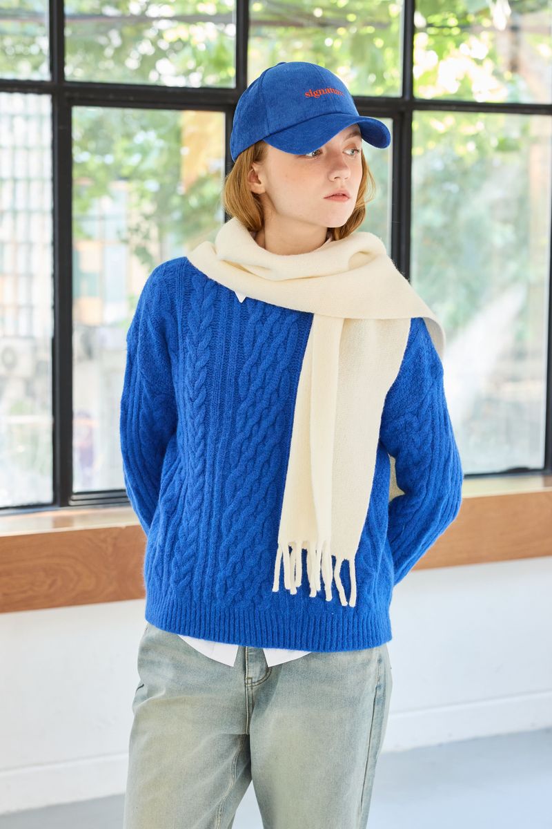JUICY ROUND KNIT / BLUE