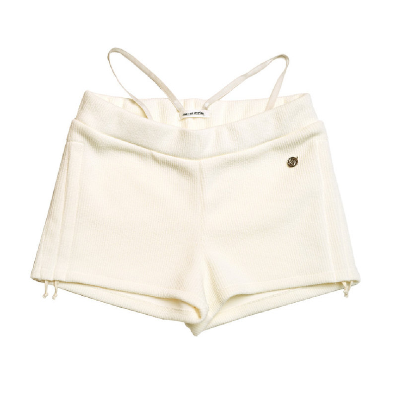 Don't Ask My Plan (DAMP)（ドントアスクマイプラン）の「SWAN LAKE SHRRING STRING MICROSHORTS CREAM（Pants）」