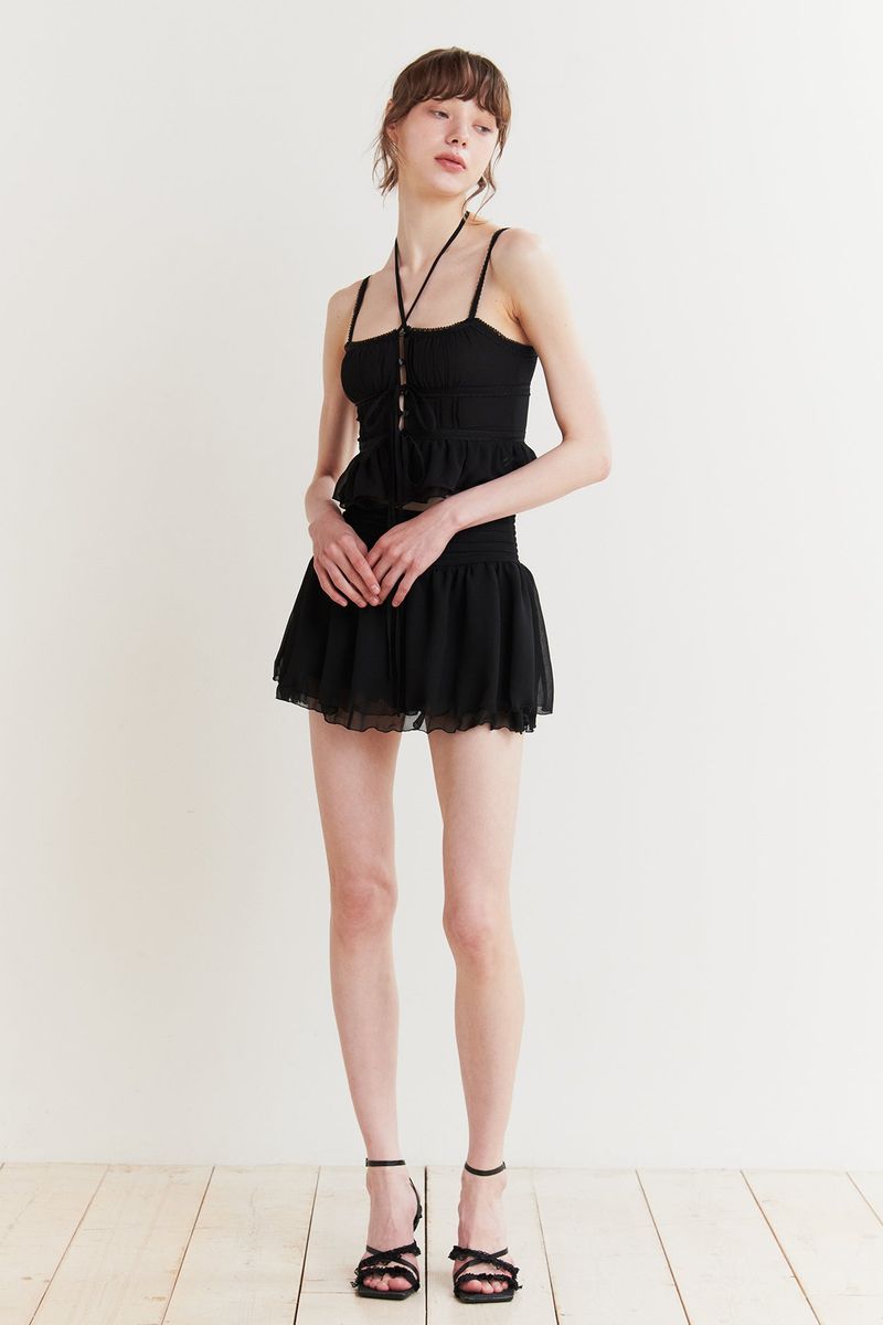 PAIN OR PLEASURE（ペインオアプレジャー）の「WHISPER BUTTON TOP black（Tops）」
