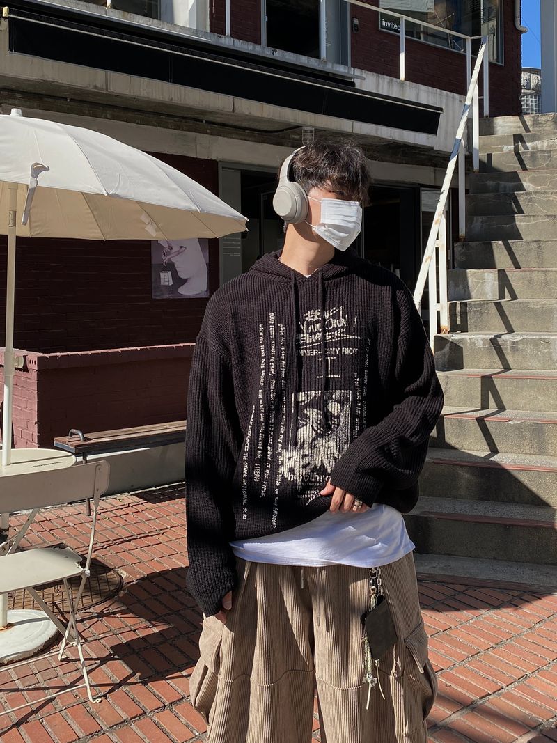 Corduroy Balloon Cargo Pants (4color)