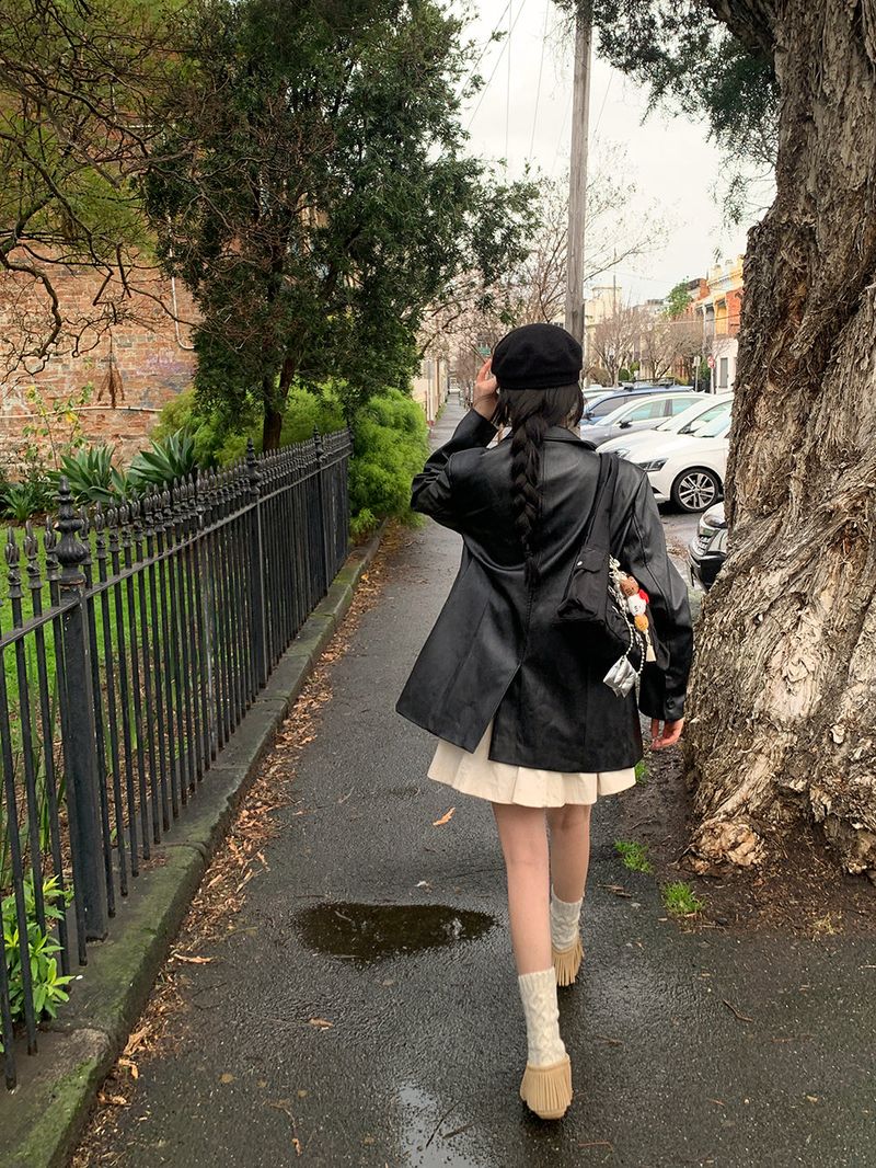 [MADE] Onz Classic Vegan Leather Jacket