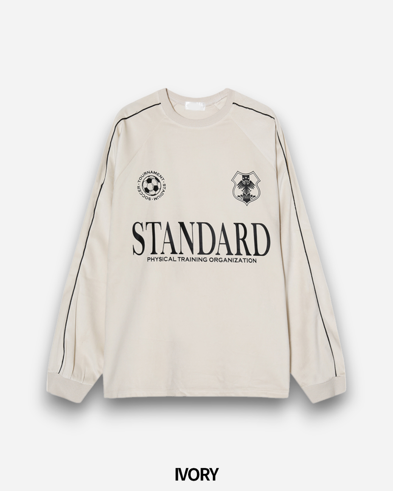 Velvet Soccer Long-Sleeved T-shirt