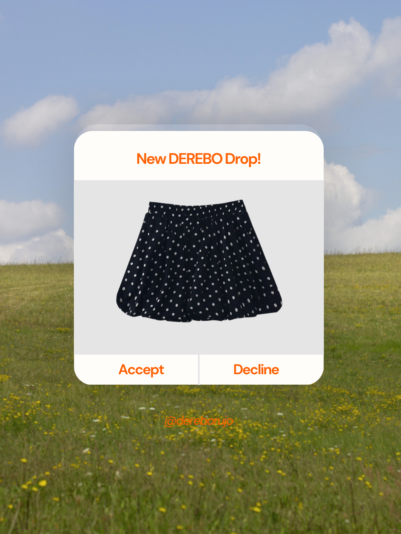 A-line pumpkin pocket mini skirt
