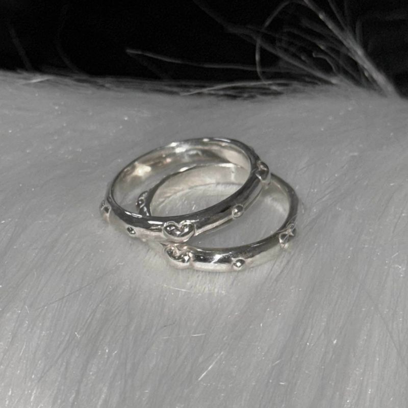 lovetrix(ラブトリックス)の「Silver 925 Heart mini ring(Accessories)」