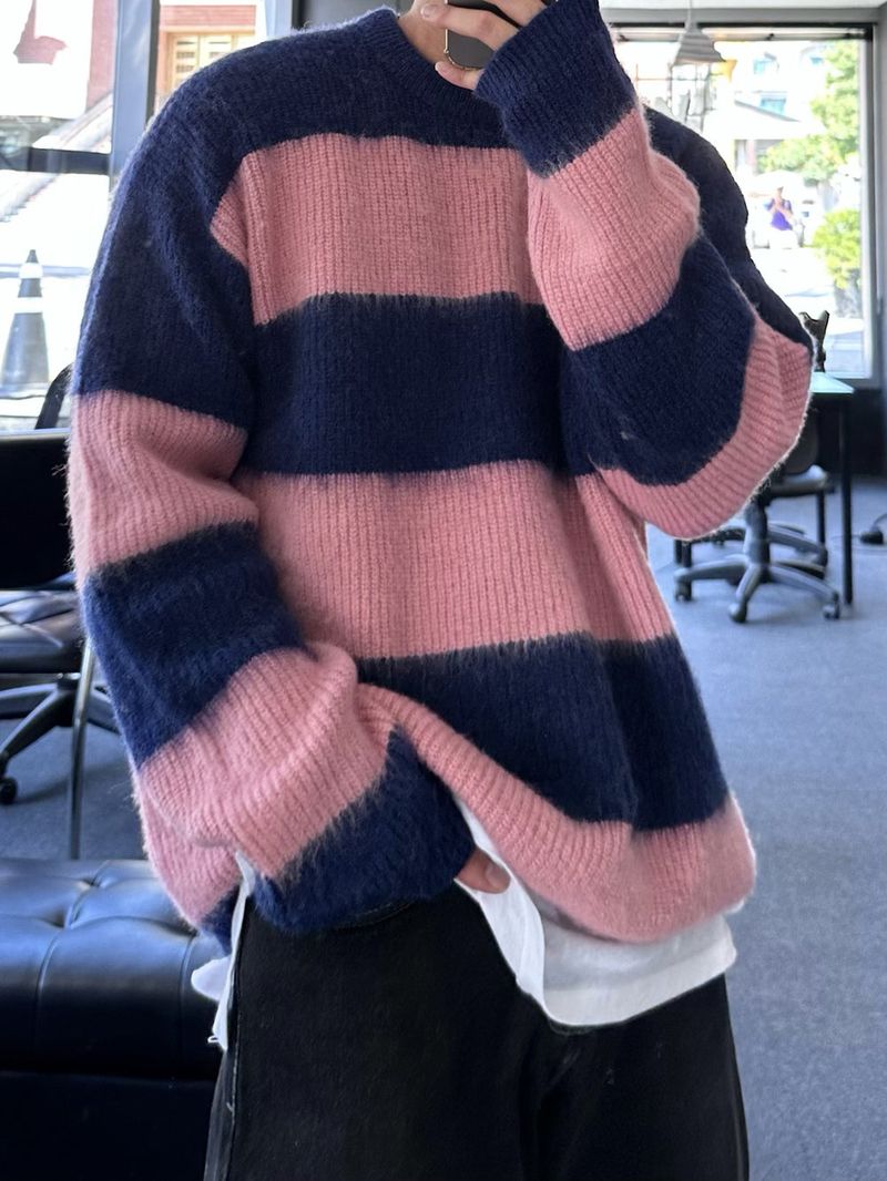 cander stripe loosefit knit