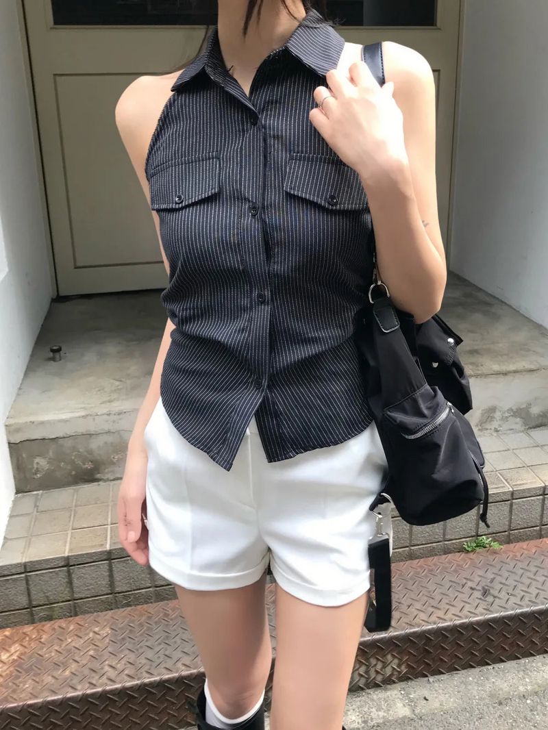 Ditto Roll-Up Half Slacks Shorts