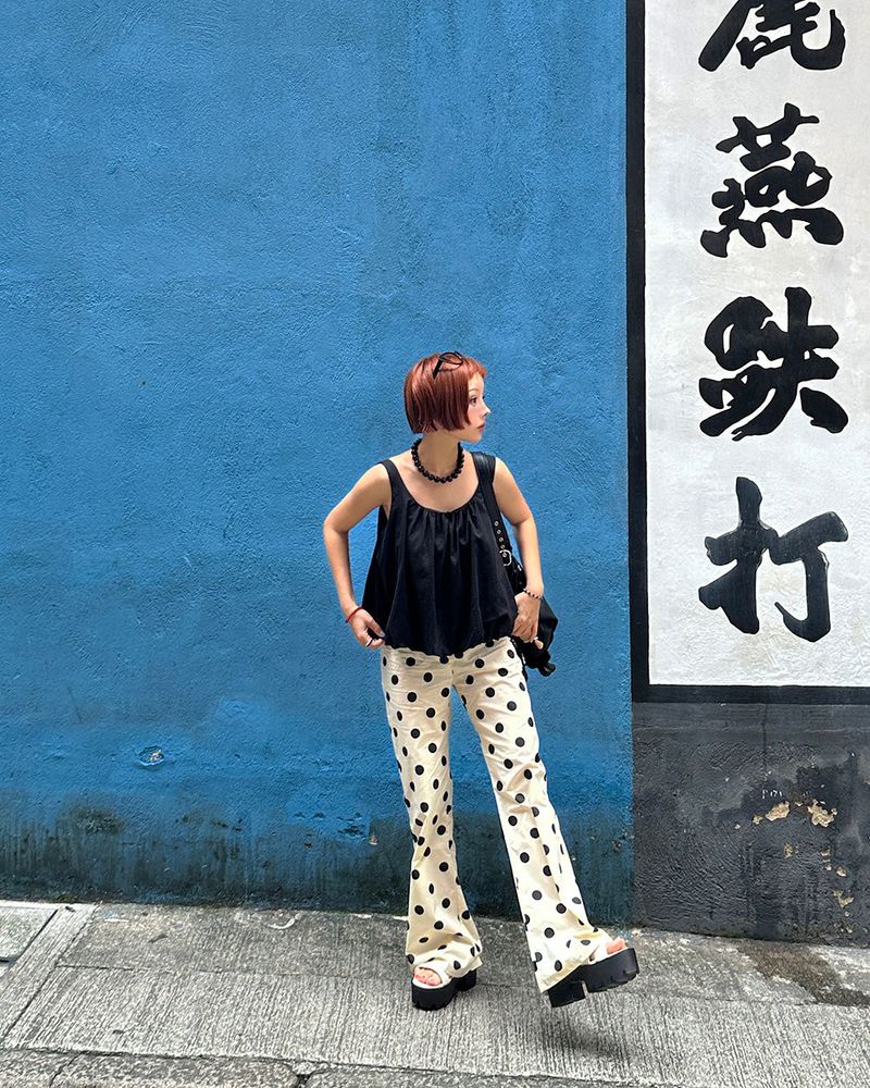 Youth Pumpkin Balloon Bustier Blouse