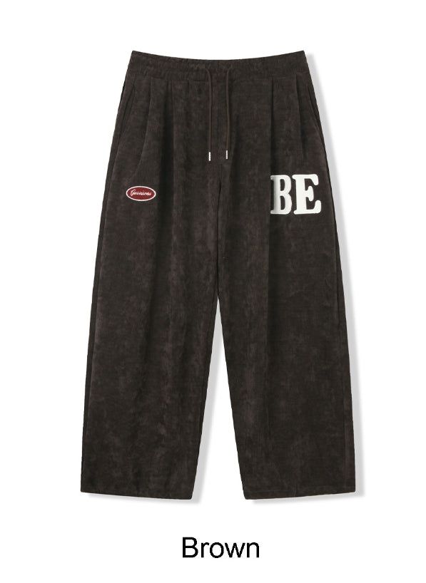 Ruth Velour Patch Training Pants