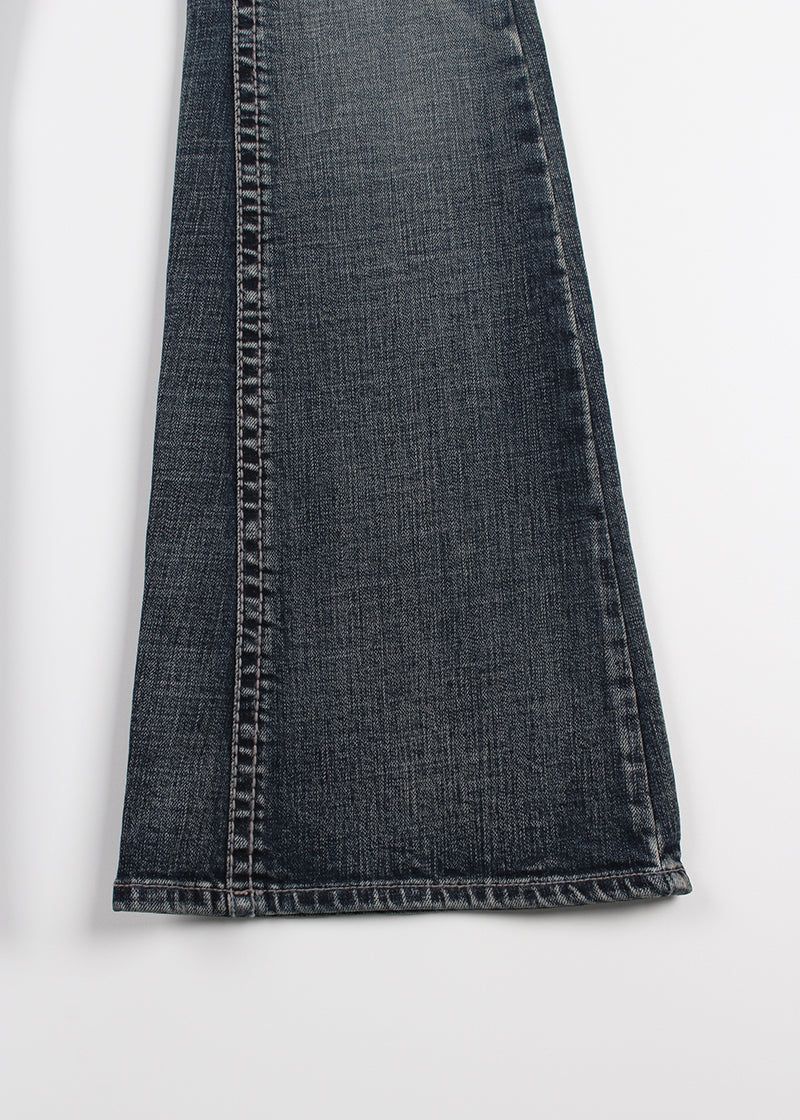 BETTY LOW BOOTS CUT DENIM