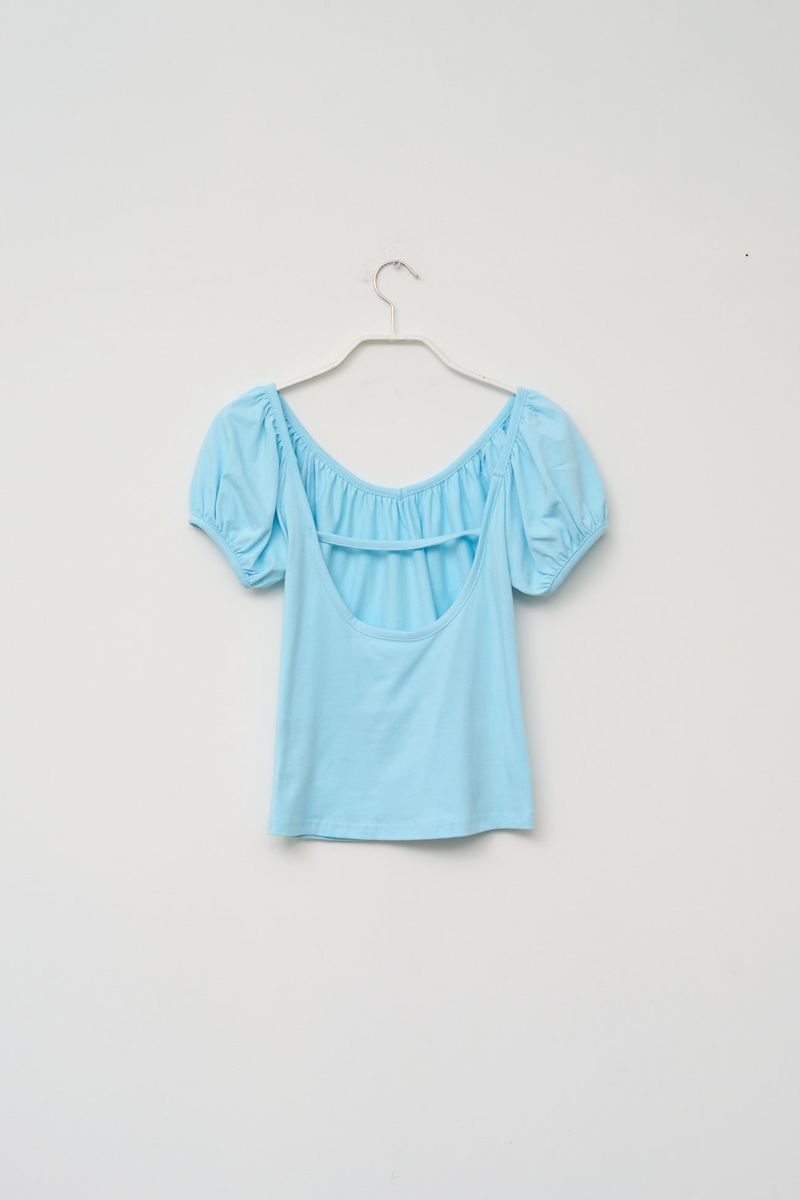(W) Bloom Shirring Top