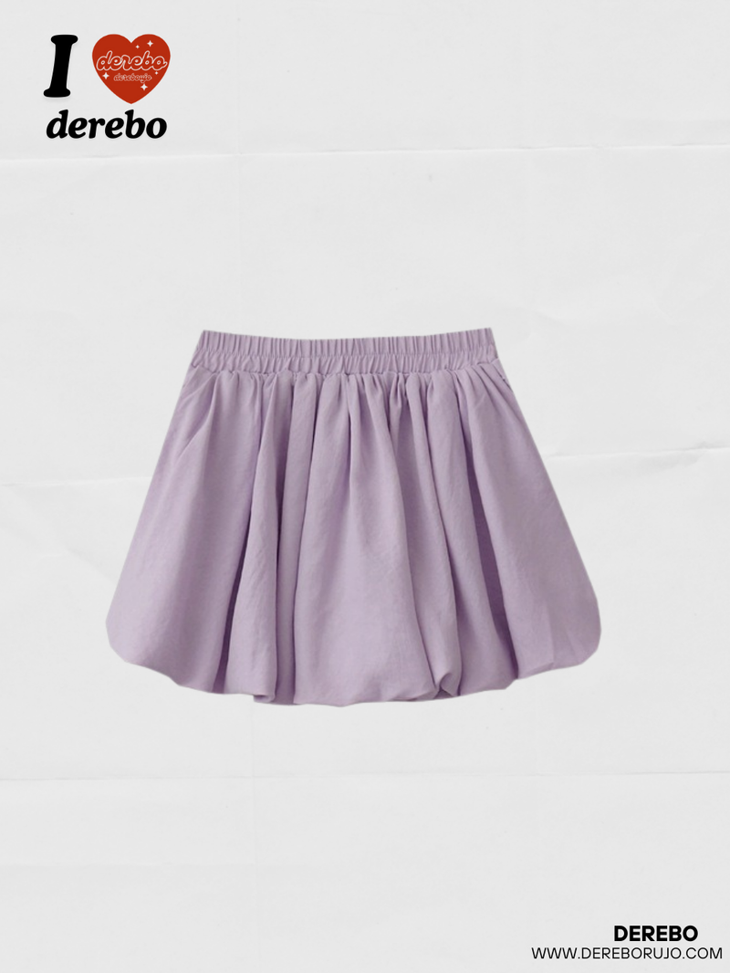 A-line pumpkin pocket mini skirt