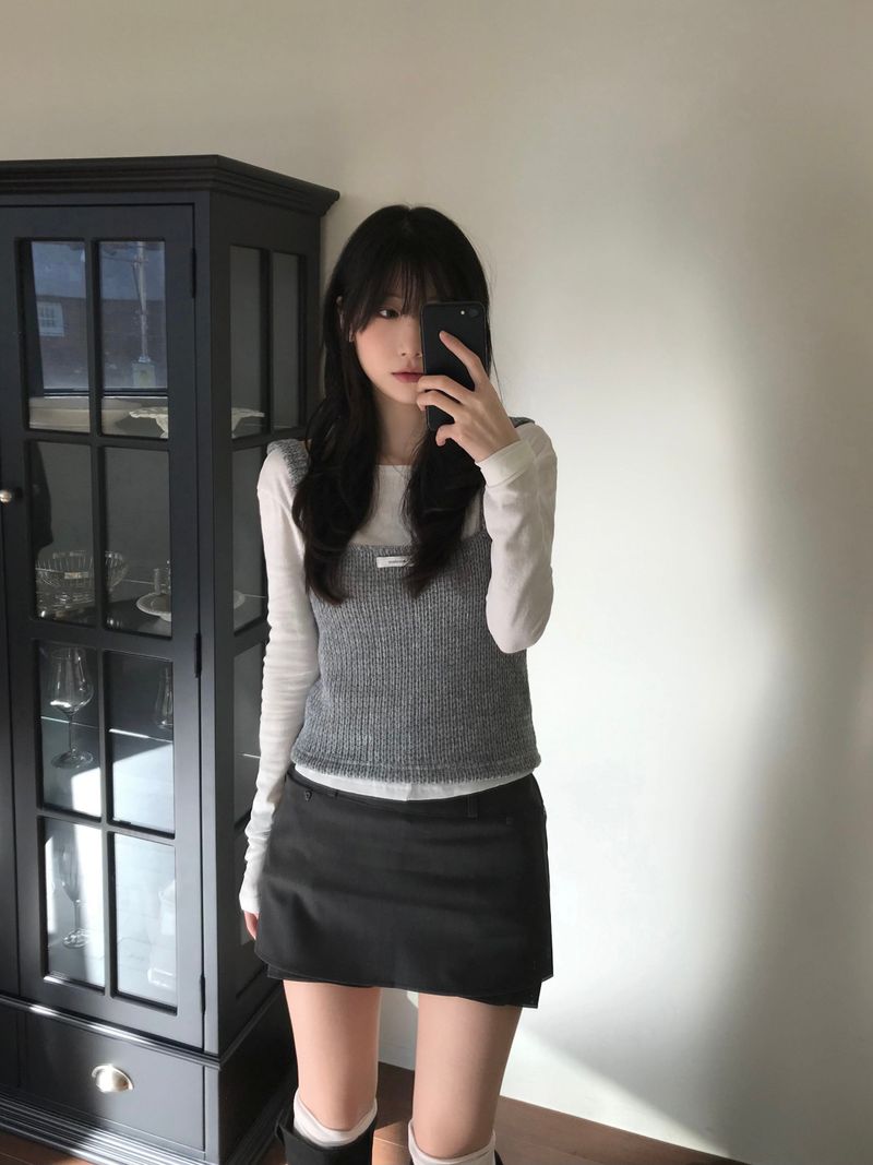 Ripple Knit Sleeveless (3 colors)