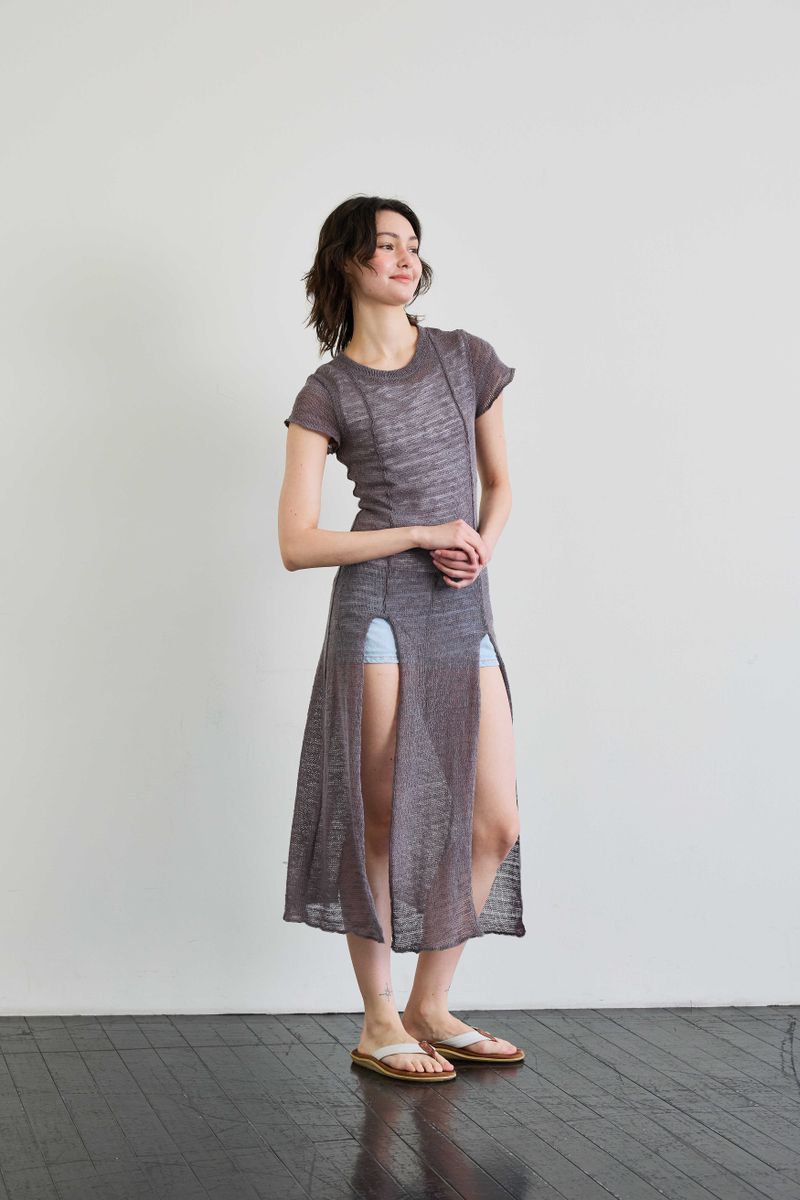 WITTY KNIT ONE-PIECE / MOCHA