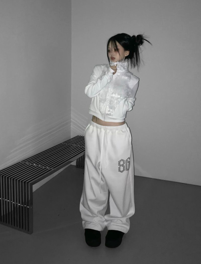 plumage zip-up (2 color)