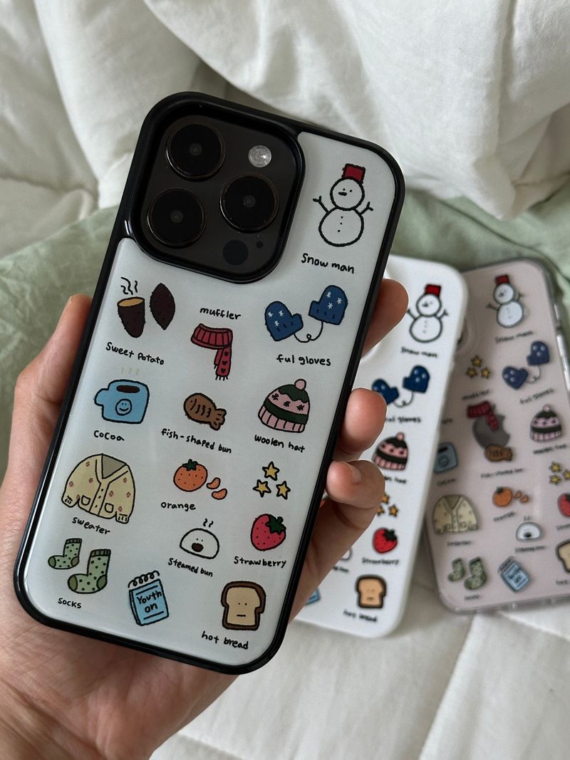 youth on(ユース オン)の「winter doodle case (epoxy)(Smartphone Accessories)」