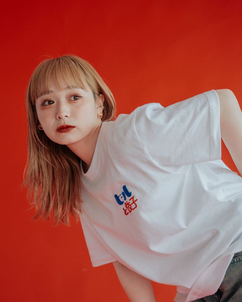 ふくだビールと餃子刺繍Tshirt