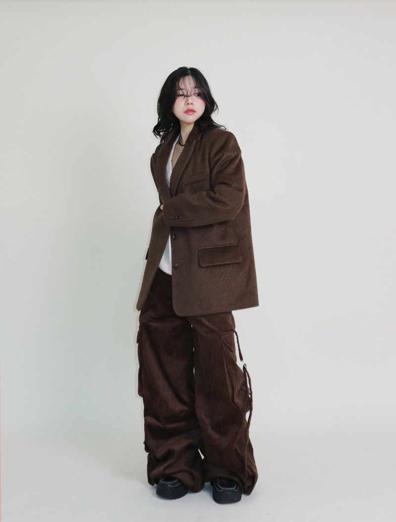 Winter Alpaca Formal Single Jacket (Wool Jacket) (Lining 2 Ounces)