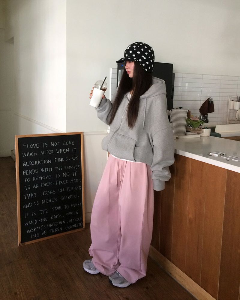 [ORIGINAL] ROSE Pintuck Cotton Pants