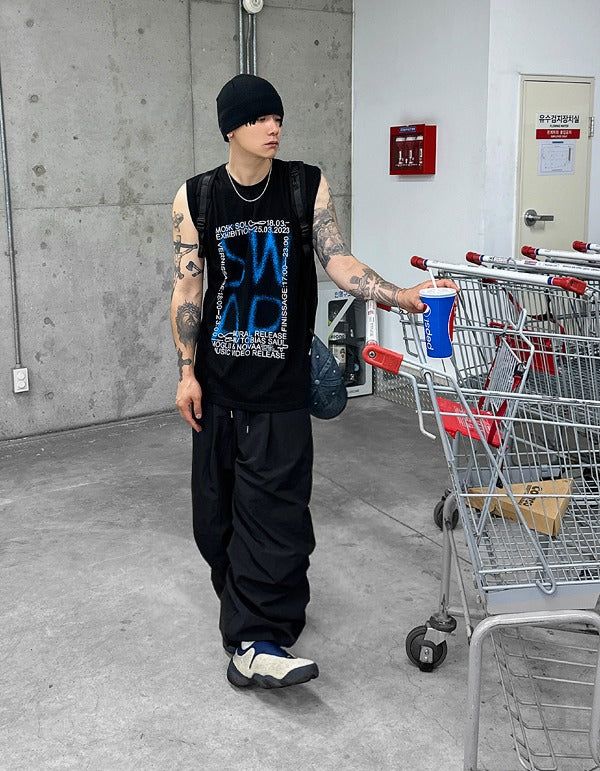 HOLY IN CODE(ホーリーインコード)の「No.0257 spray printing sleeveless (3color)(Tops)」