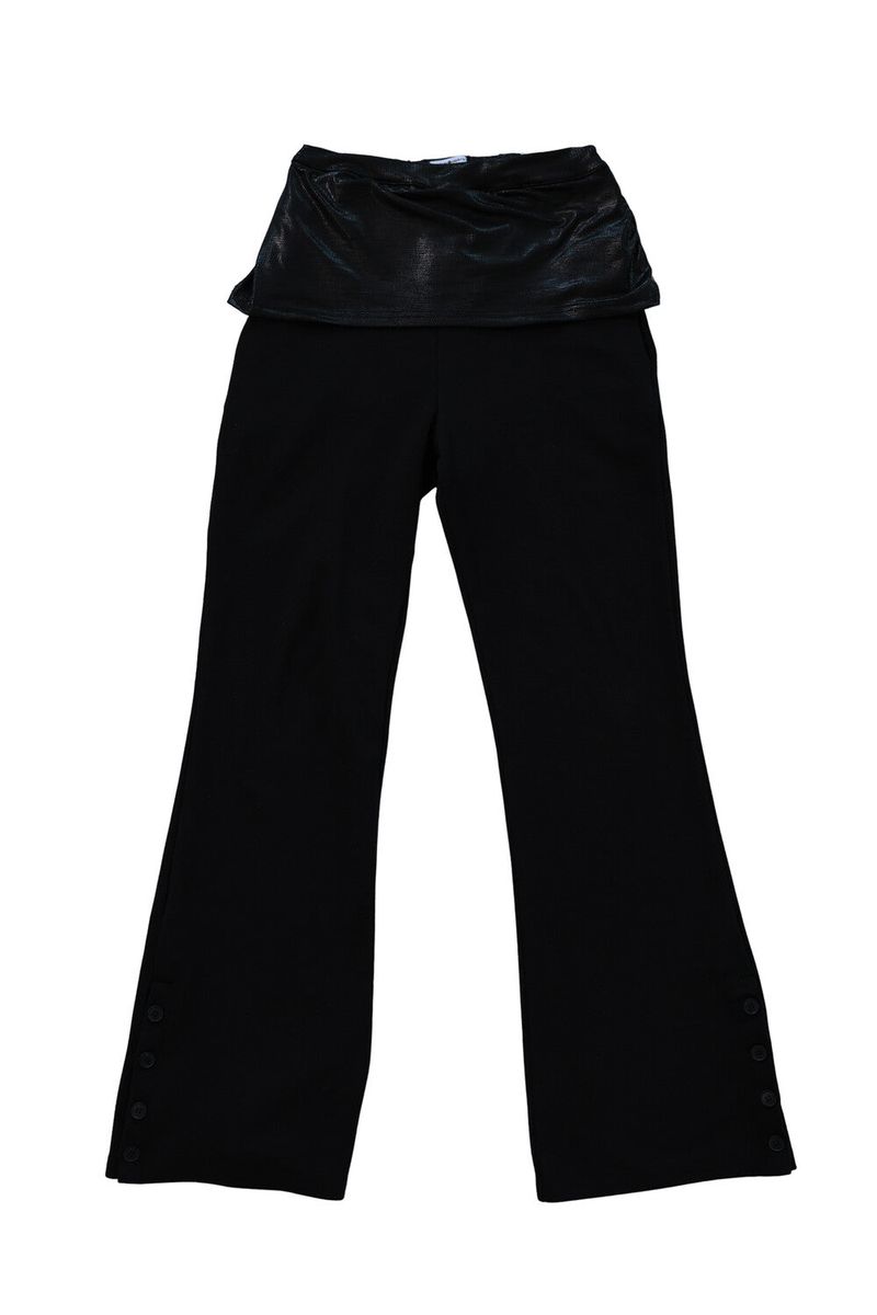 MIAE（ミアイ）の「[ID] Layered Leather Bootcut Pants (Black)（Pants）」