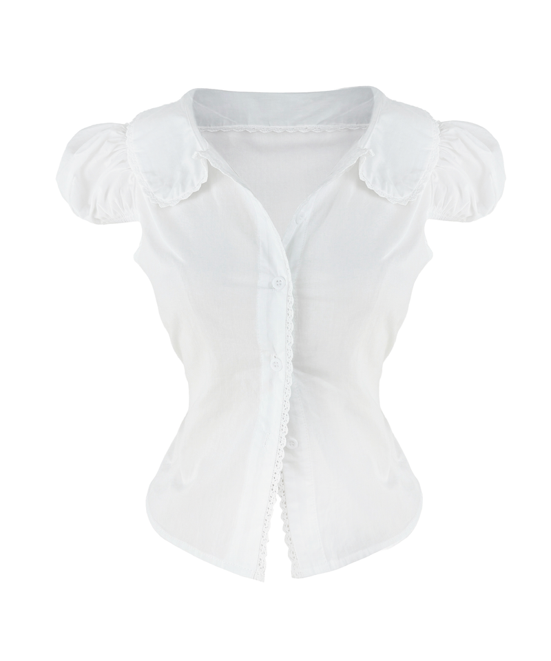Lily Lace Puff Blouse