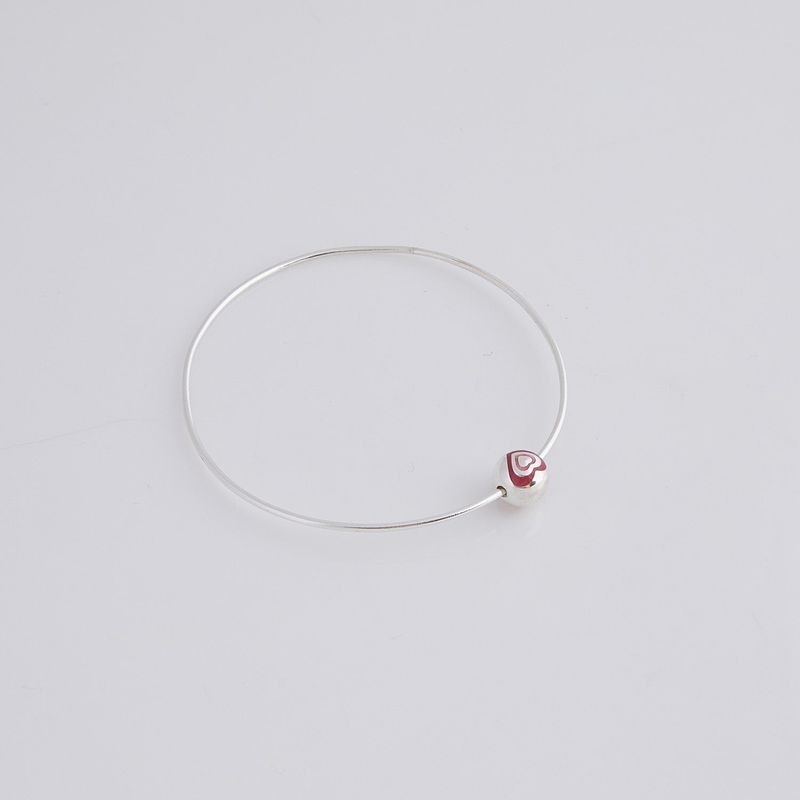 puffy heart swing bangle