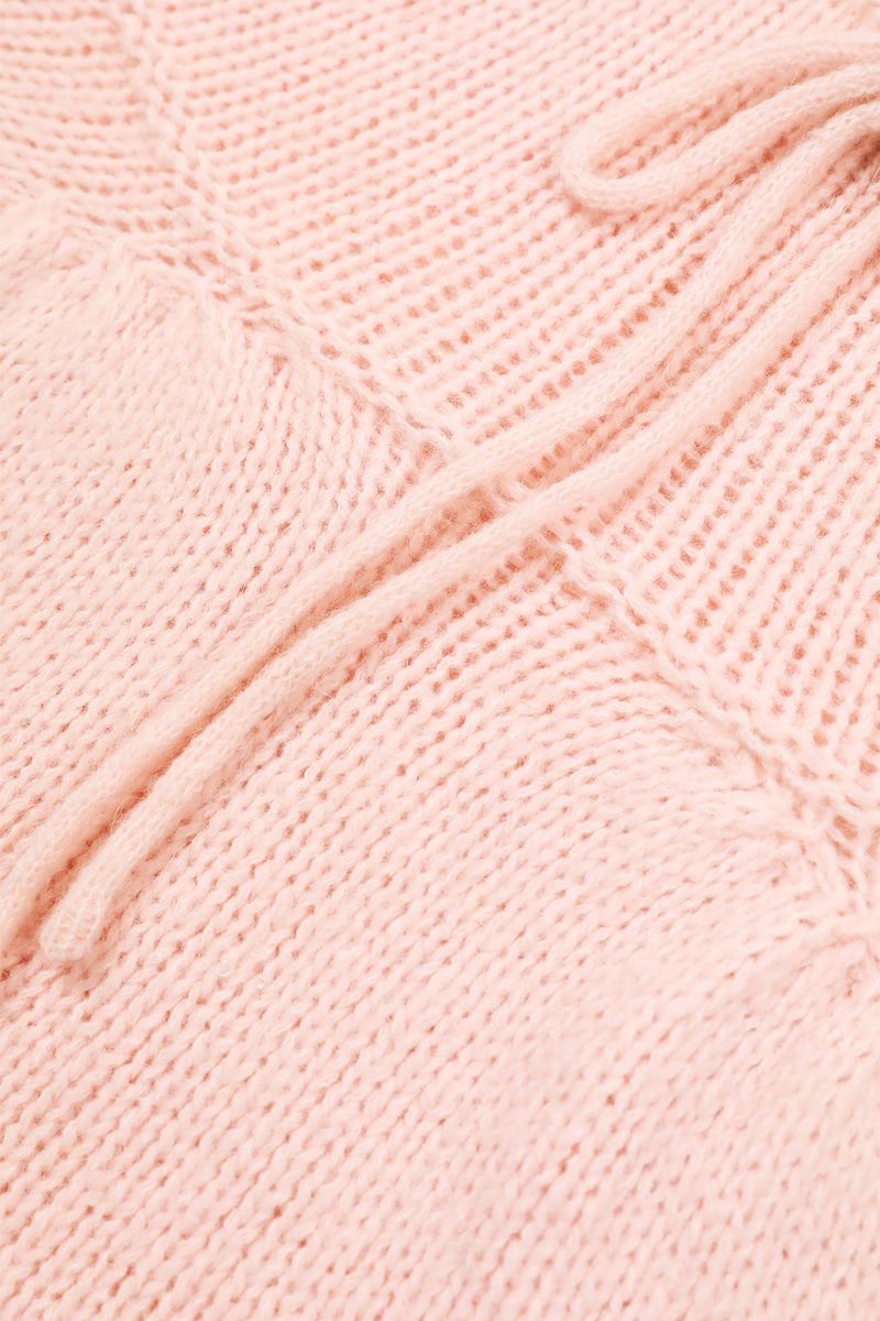 Ribbon Knit Bustier [Pink]