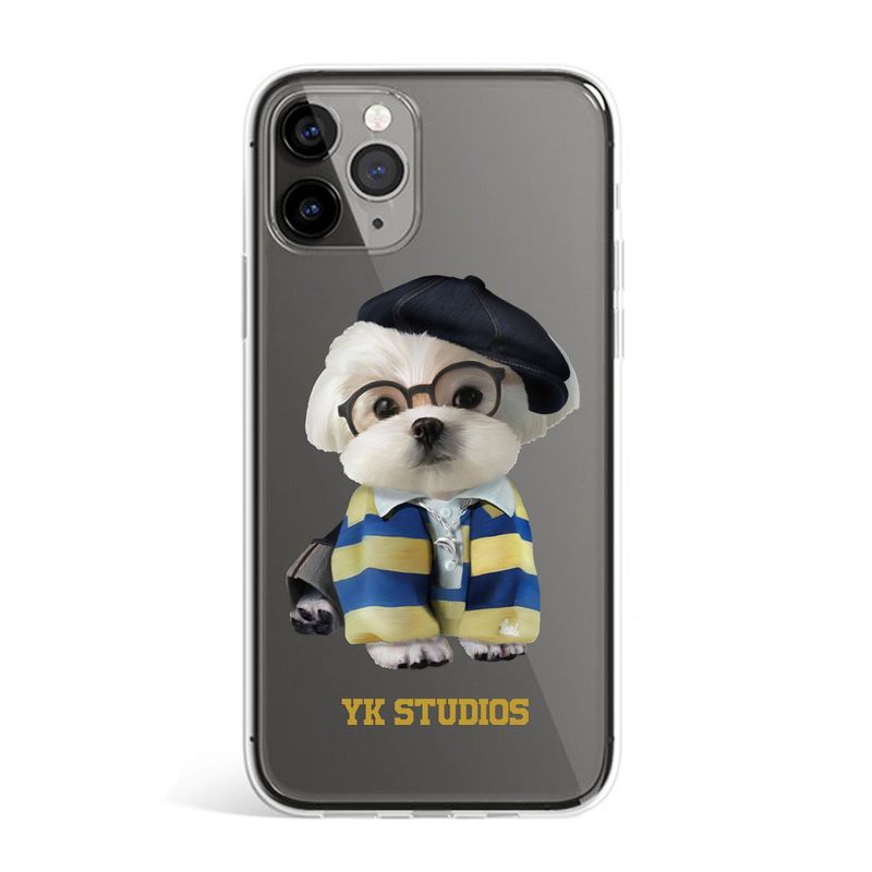 Jelly phone case preppy maltese