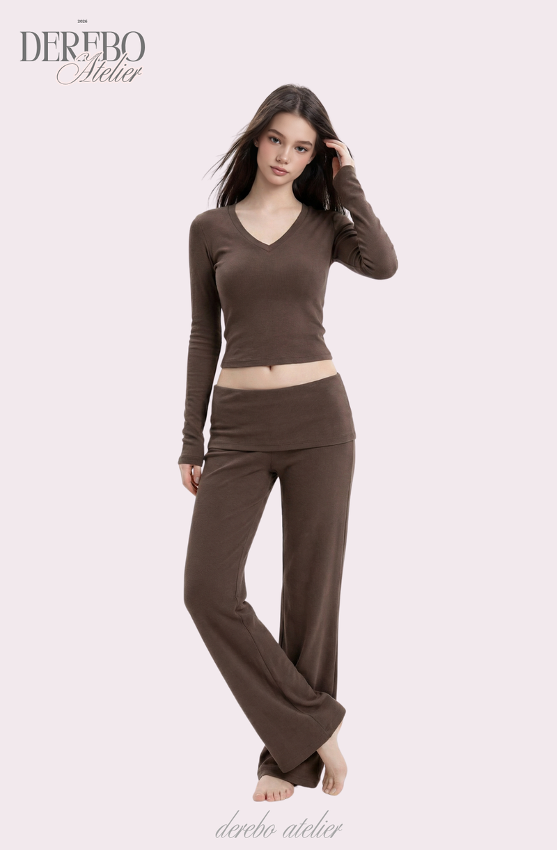 Mully Pink V-Neck Training Set-up (pants)