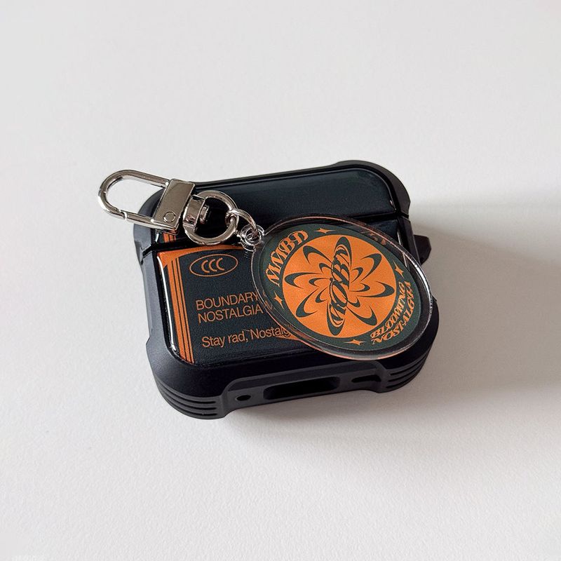 MOBN Acrylic Keyring (DeepGreen/Orange)