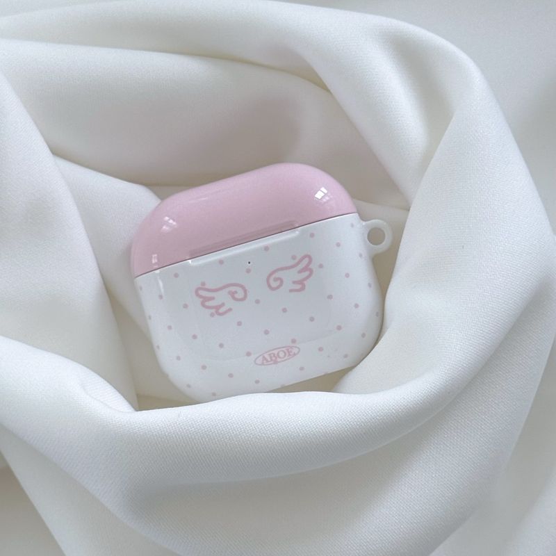 PINK ANGERLCORE Airpods Case