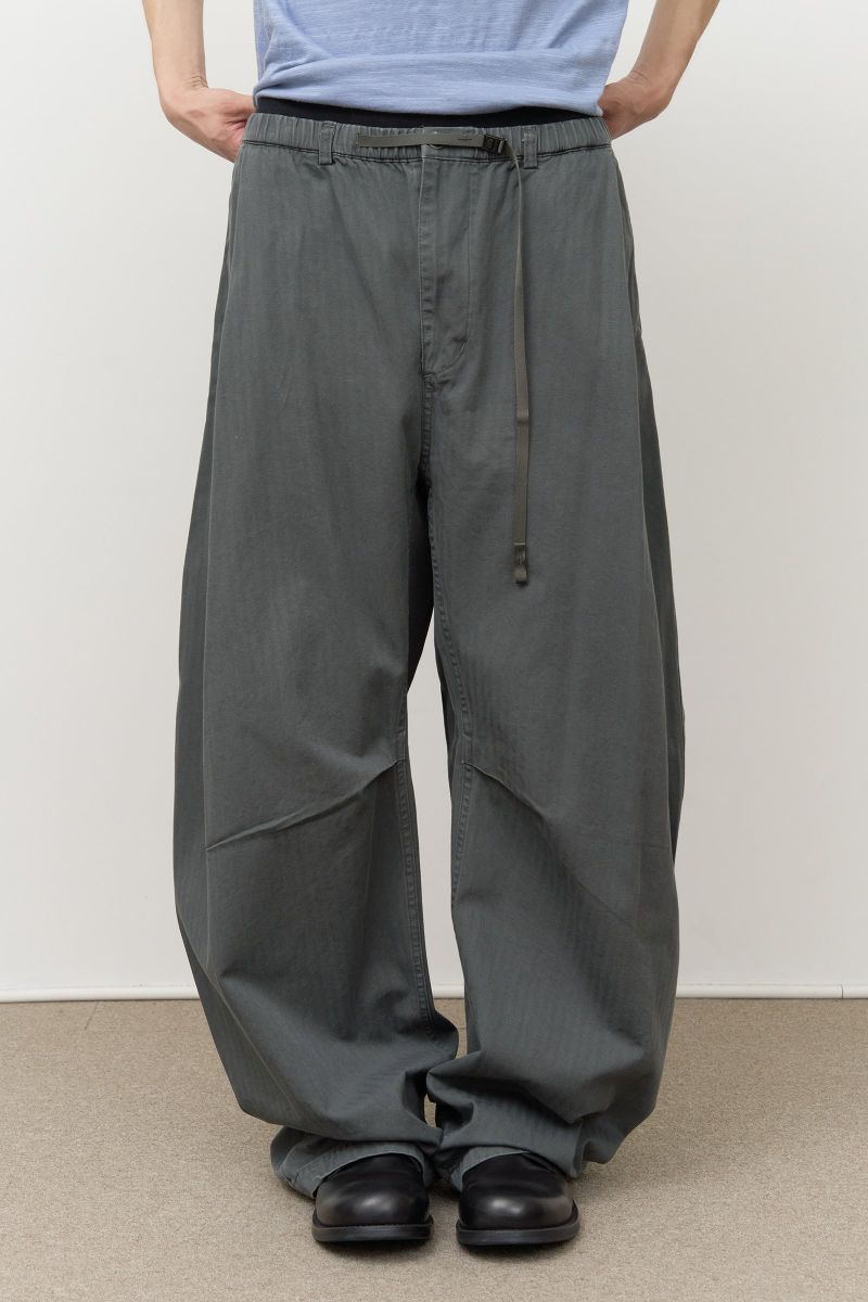 Amy Herringbone Barrel Pants