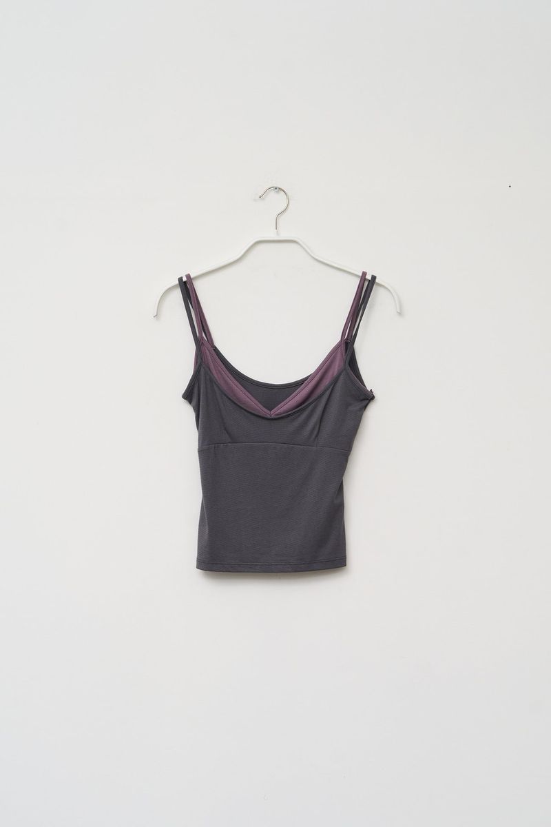 (W) Poy Layered Sleeveless