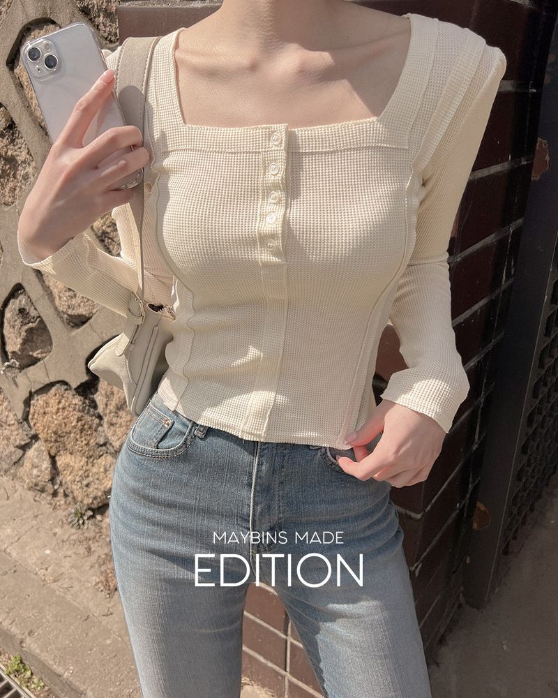 [MADE] Mellin Square Puff T-shirt