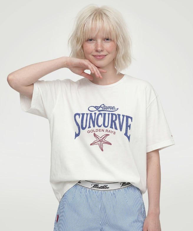 WV PROJECT(ダブリューブイ プロジェクト)の「26SS★ Sun Curve Short Sleeve T-shirts(Tops)」