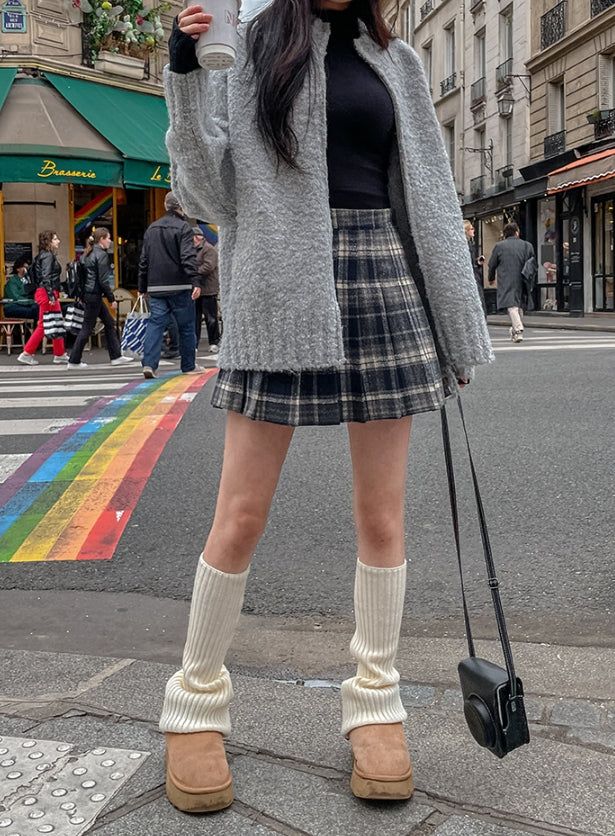Winter Fit Ribbed Leg Warmers