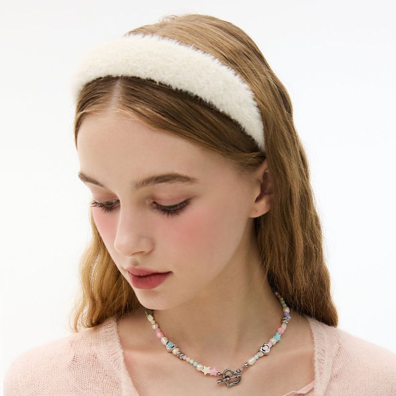 Glitter Fur Volume Hairband 