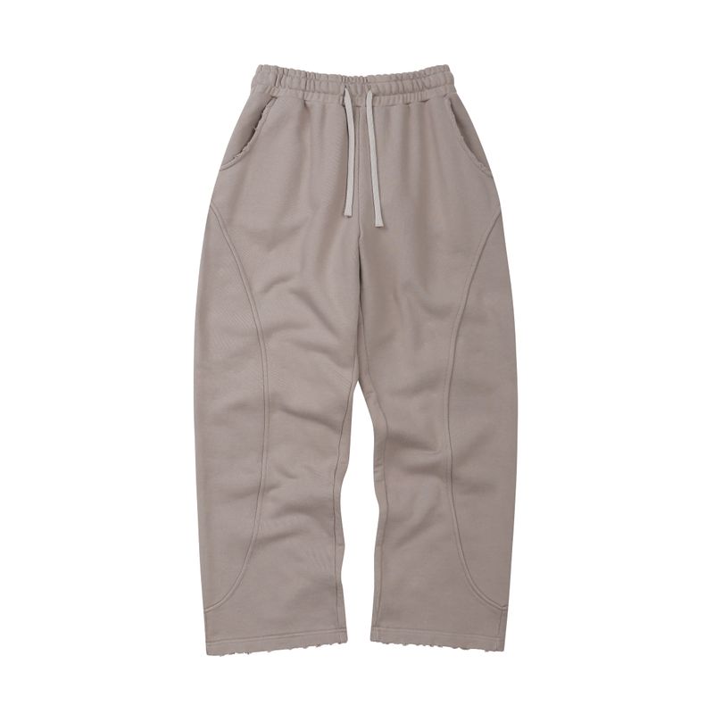 Side surfboard damage washing sweat pants (ash grey)