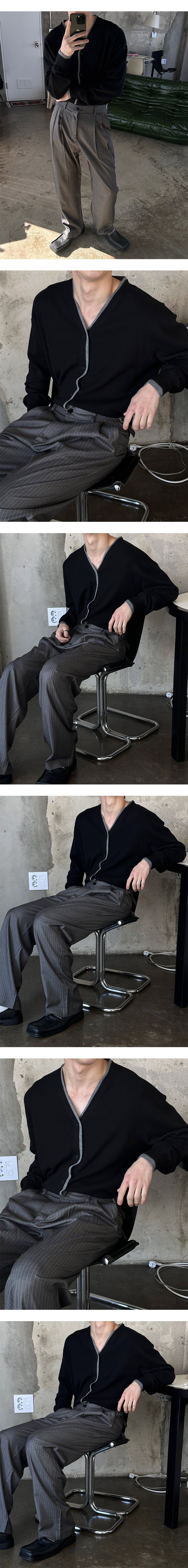 [S/S] Stripe two tuck slacks(2color)