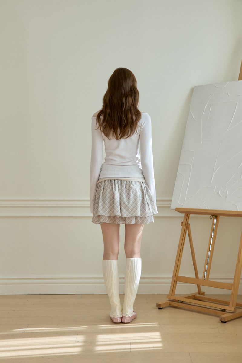 DAY LACE KNIT LEG WARMER