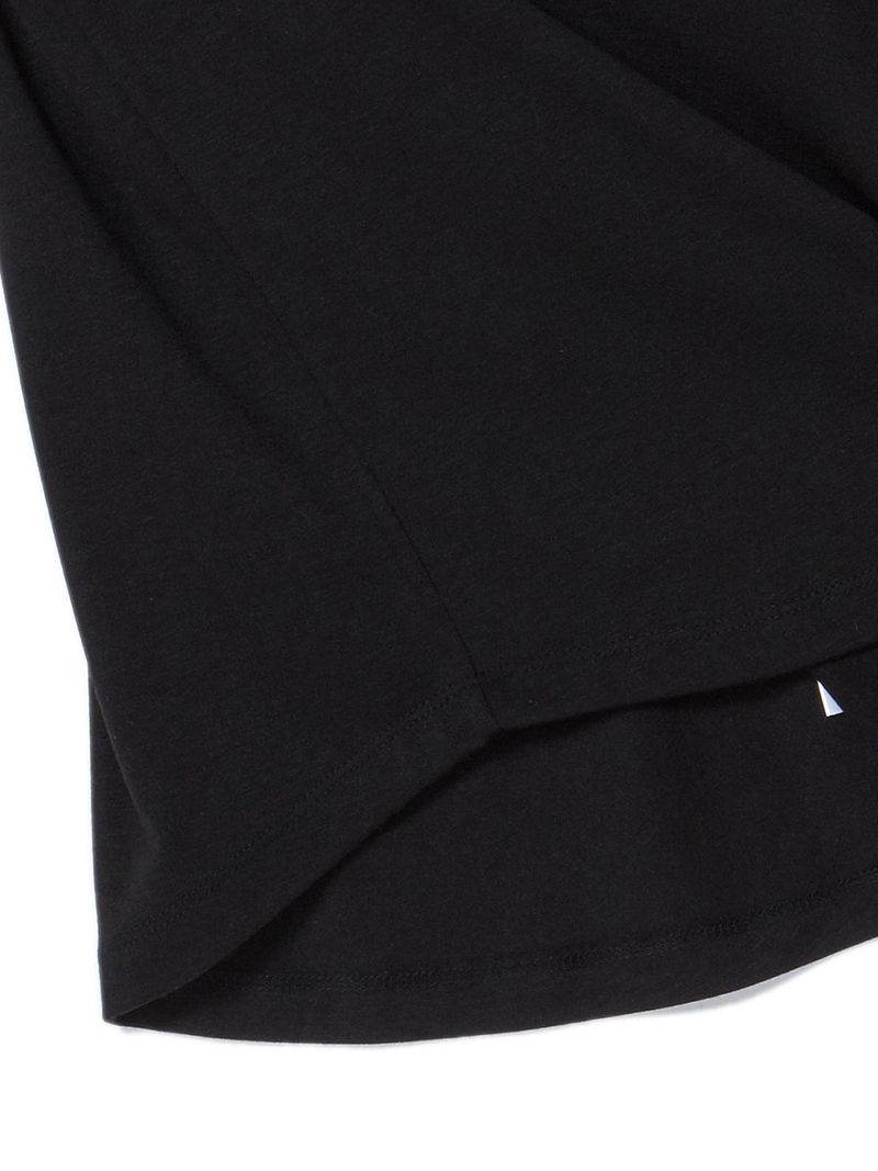 STRING TIED L/S BLACK