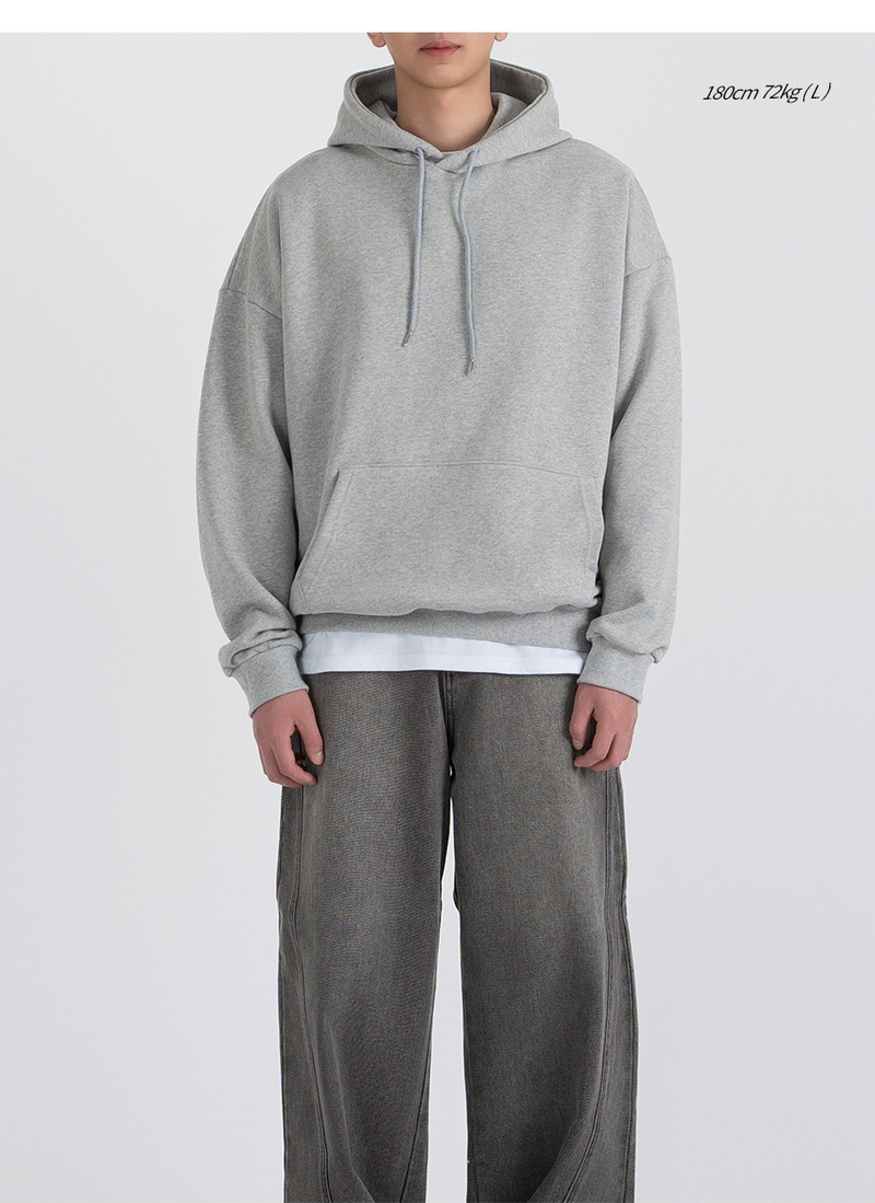 UNDEROFF（アンダーオフ）の「Authentic Relaxed Basic Hoodie Gray（Tops）」