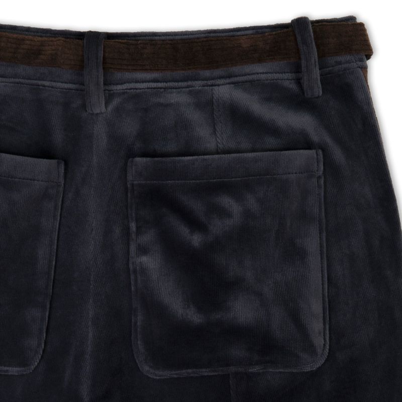 BELT STRING SUEDE PANTS