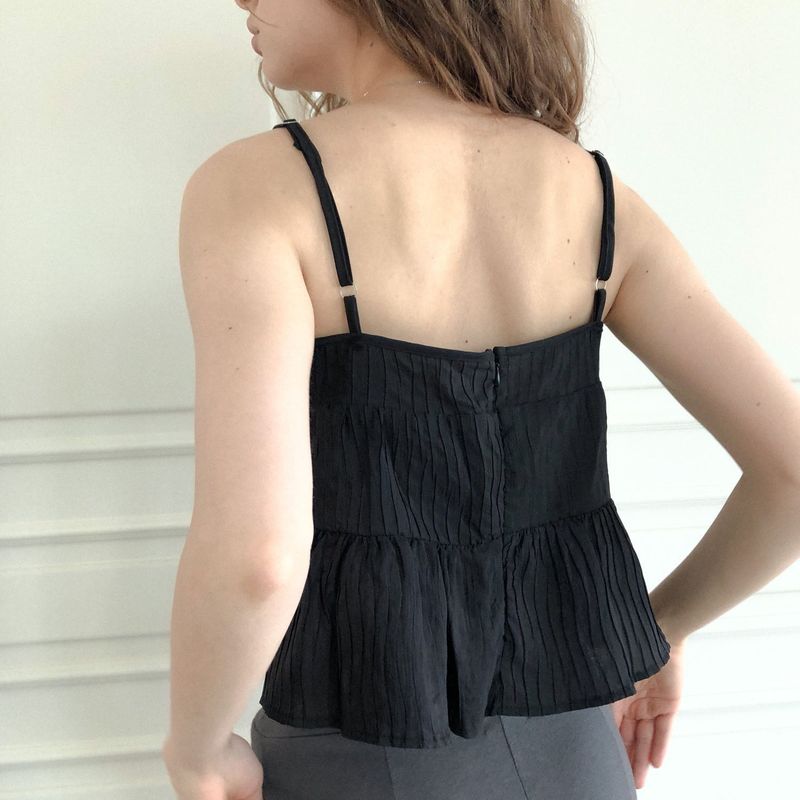 Maga sleeveless blouse (black)