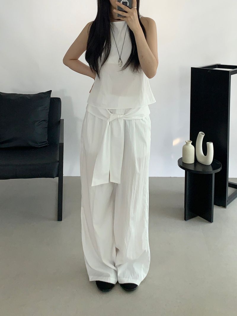 Raina scarf banding pants