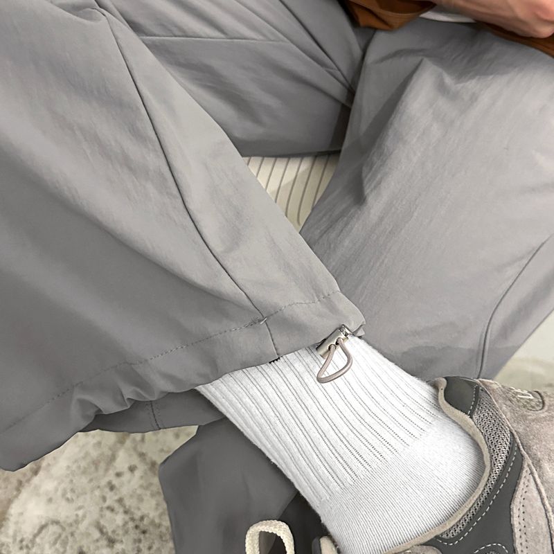 LMN May Double-Line String Nylon Pants (3 colors)