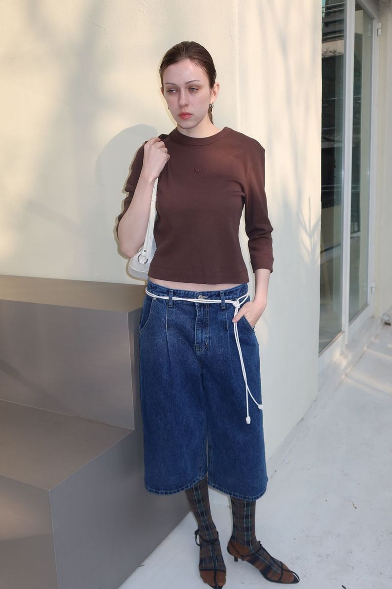 PREPPY 3/4 DENIM_BLUE